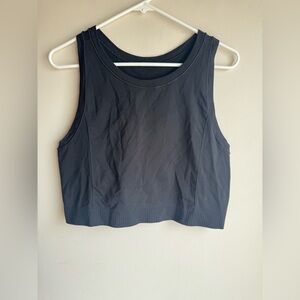 Old Navy Active Black Seamless Top Size 2X